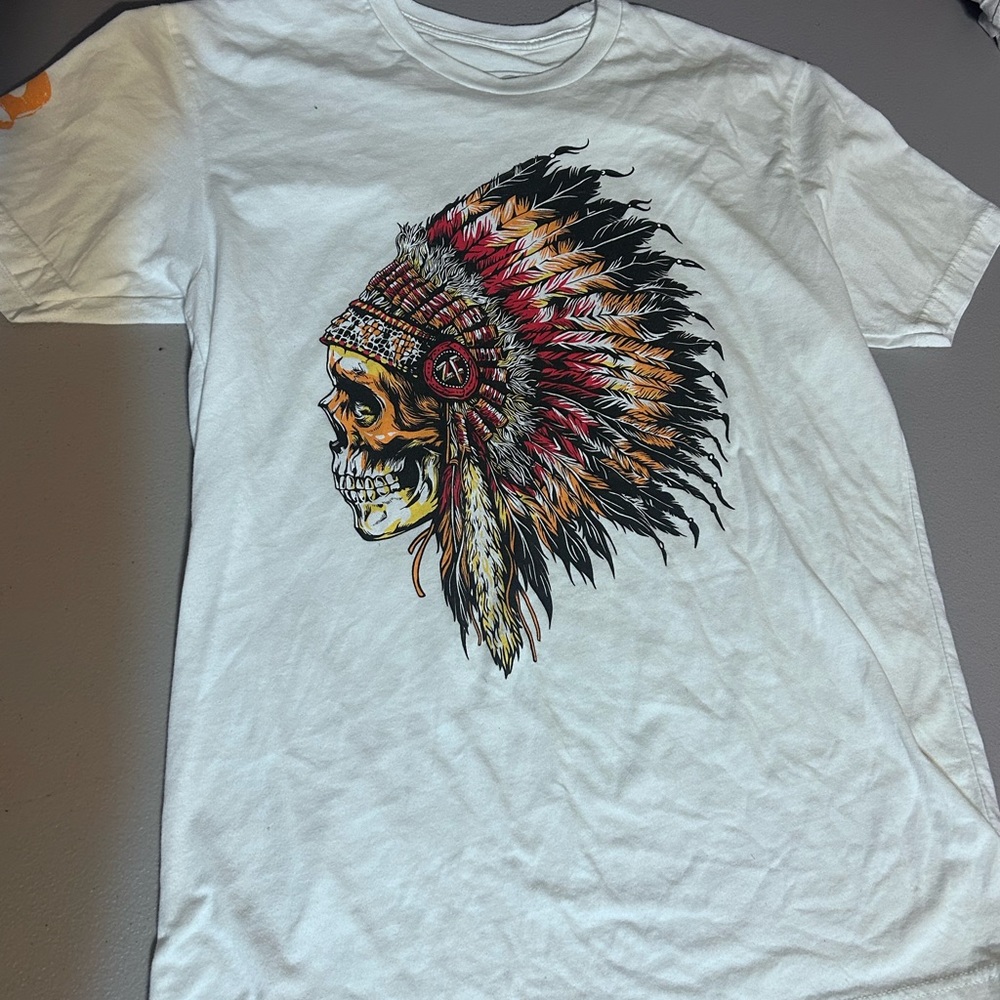 Zero foxtrot shirt chief skull medium